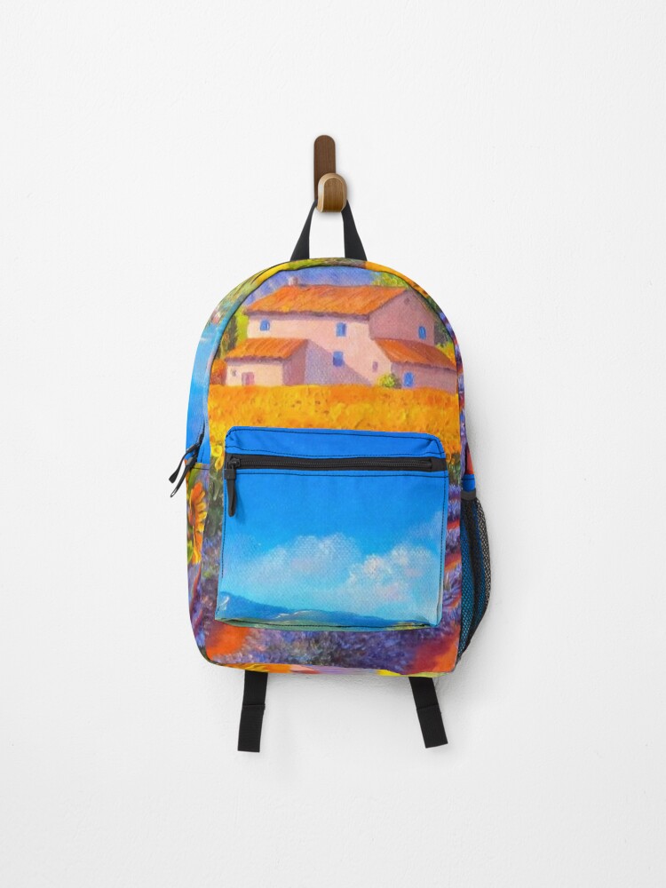 Thumbnail 1 of 3, Backpack, Sunny fields designed and sold by MarioColtello.