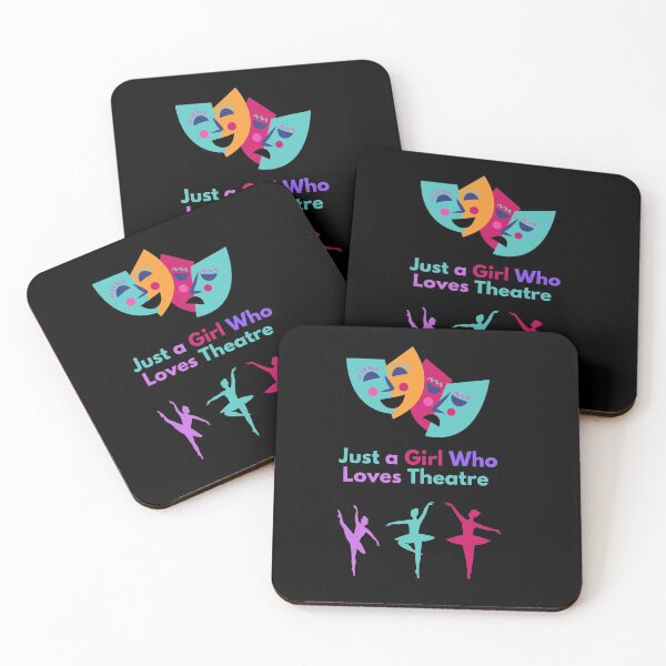 Item preview, Just a Girl Who Loves Theatre gift designed and sold by Best Seller ⭐⭐⭐⭐⭐ (586).