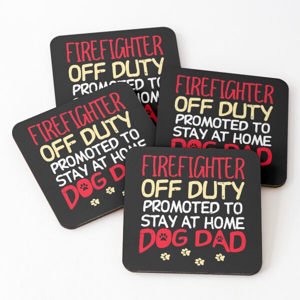 Item preview, Pride Work Firefighter Off Duty Dog Dad Fireman Retirement Men Gift designed and sold by CHTankdesign.
