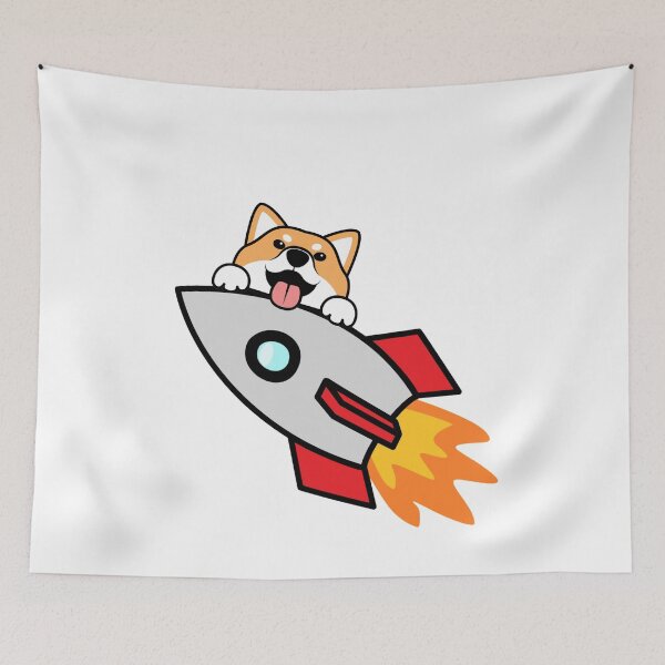 Item preview, SHIBA INU TO THE MOON designed and sold by SamiJanelle.