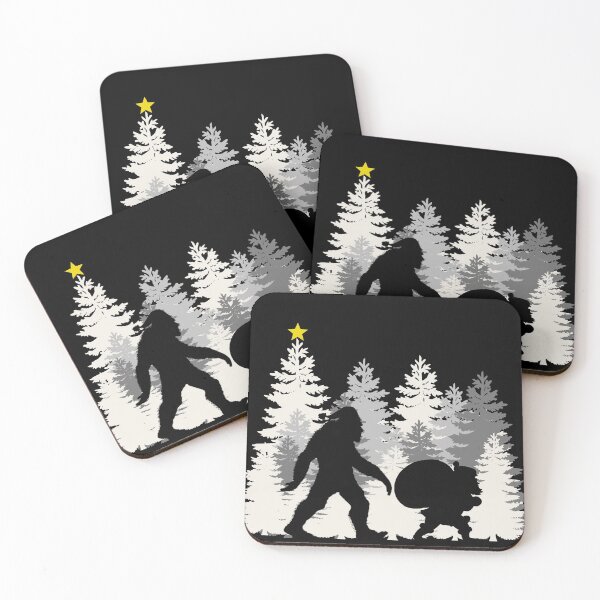 Item preview, Bigfoot Yeti Sasquatch And Santa Fun Xmas Design For Believers designed and sold by TrulyEpoque.