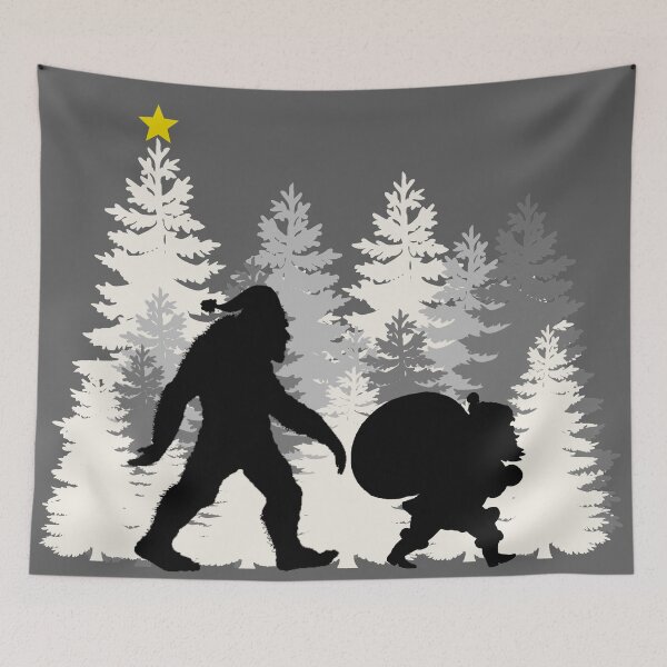 Item preview, Bigfoot Yeti Sasquatch And Santa Fun Xmas Design For Believers designed and sold by TrulyEpoque.