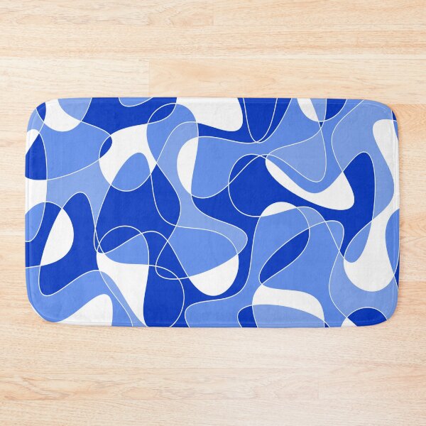 Item preview, Abstract pattern - blue and white. designed and sold by K.S ART.