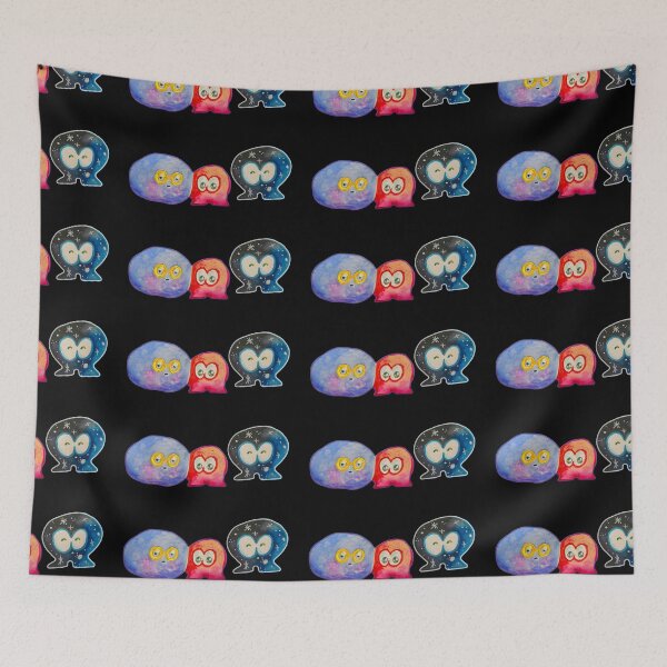 Item preview, Acid washed quiet critter pom pom psychedelic trippy 70s 80s monster art designed and sold by super_shimizu.