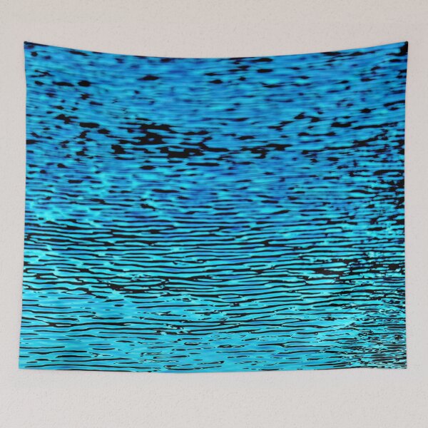 Item preview, Blue waves flow series 2 designed and sold by Kiran-Fine-Art.