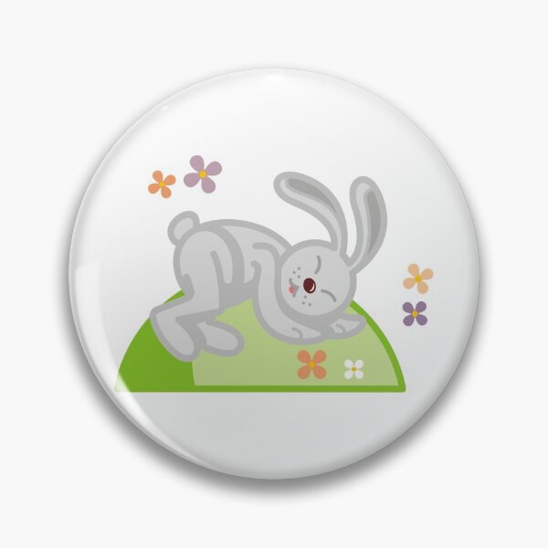 Item preview, Sleepy Bunny with Flowers designed and sold by PegasusDesigns.