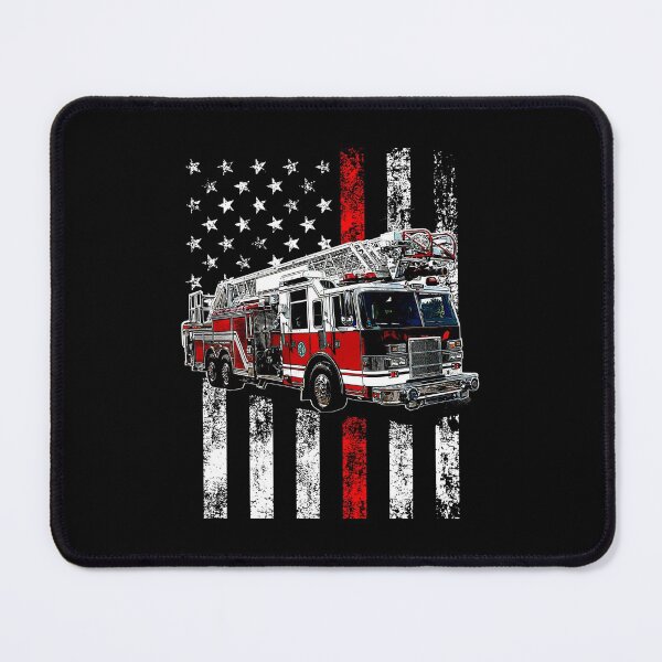 Item preview, Pride Work Fireman American Flag Thin Red Line Firefighter designed and sold by CHTankdesign.