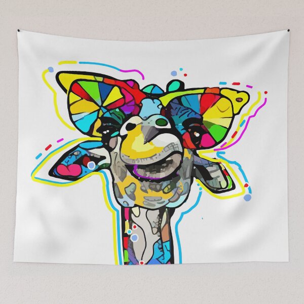 Item preview, GIRAFE POP ART designed and sold by nataliakuruch.