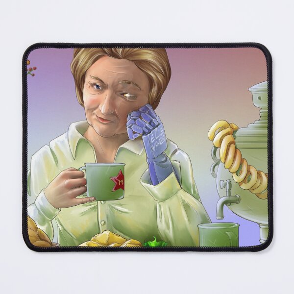Item preview, Faith the cyborg grandma from "Gifts of wandering ice" webcomic designed and sold by Icegifts.