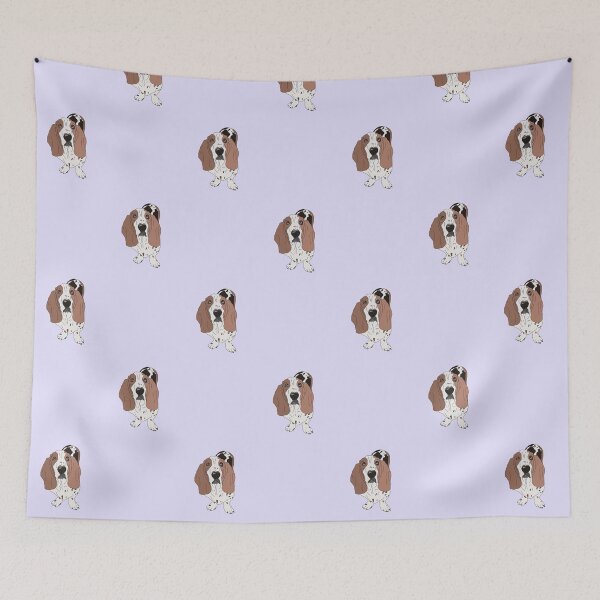 Item preview, Basset Hound Drawing Print designed and sold by LockedInJoy.