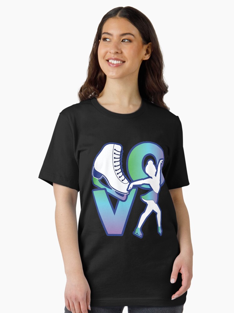 Thumbnail 2 of 7, Essential T-Shirt, Figure Skating Love Ice Skating Skate designed and sold by mooon85.