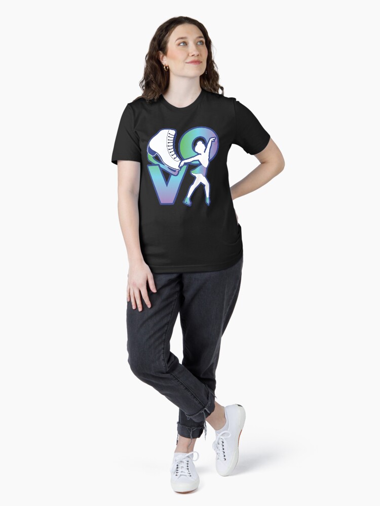Thumbnail 4 of 7, Essential T-Shirt, Figure Skating Love Ice Skating Skate designed and sold by mooon85.