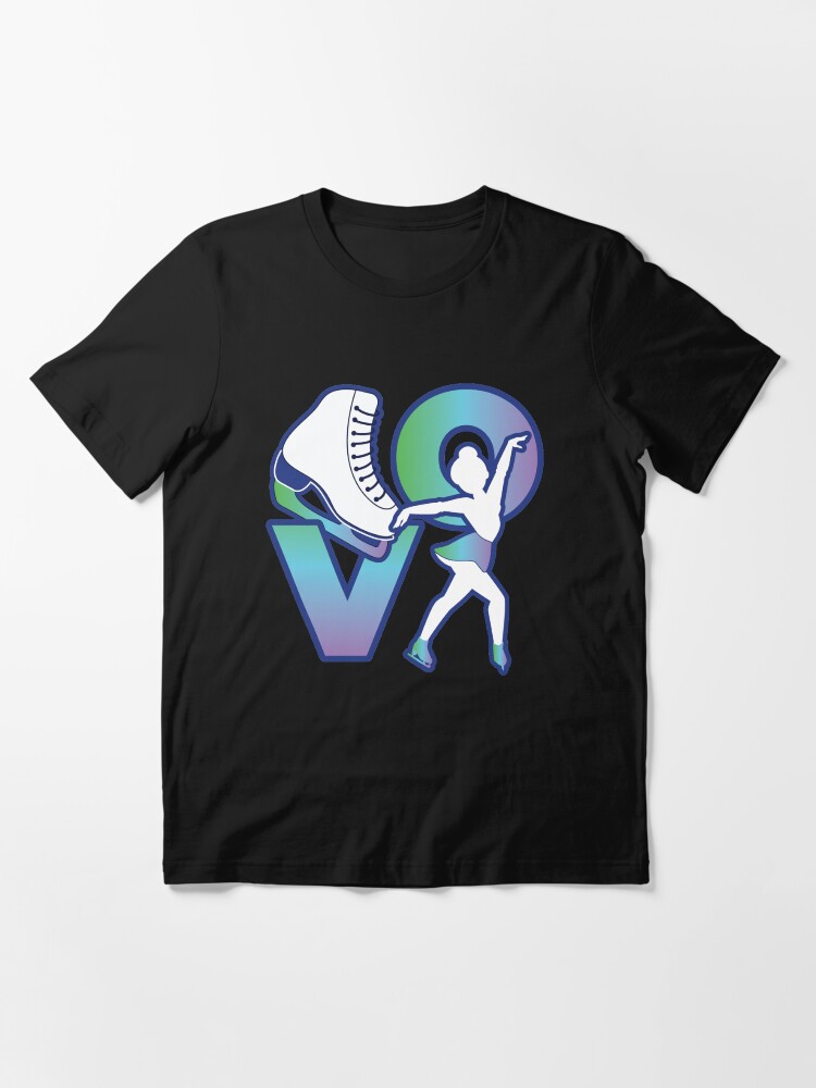 Thumbnail 3 of 7, Essential T-Shirt, Figure Skating Love Ice Skating Skate designed and sold by mooon85.