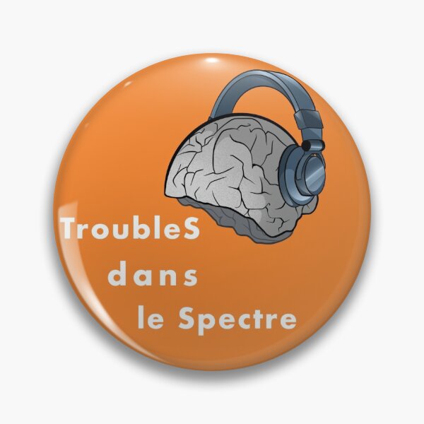 Item preview, TroubleS dans le Specter (podcast), gray background designed and sold by MentaLee.