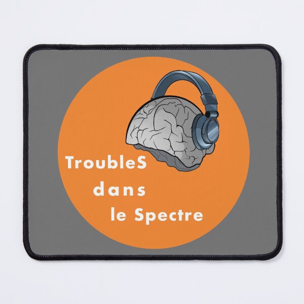 Item preview, TroubleS dans le Specter (podcast), gray background designed and sold by MentaLee.