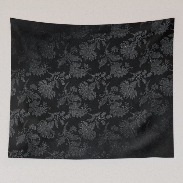 Item preview, Silver floral Gothic Velvet Damask Texture designed and sold by MysticMarble.