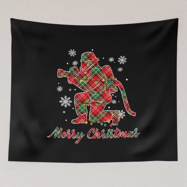 Item preview, Pride Work Merry Christmas Firefighter Xmas Plaid Working Shape Fireman designed and sold by UTVankdesign.