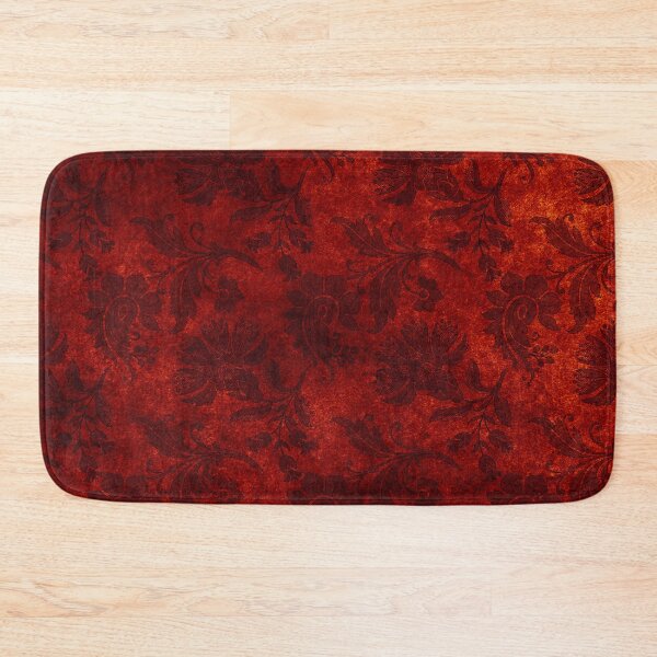 Item preview, Red floral Gothic Velvet Damask Texture designed and sold by MysticMarble.