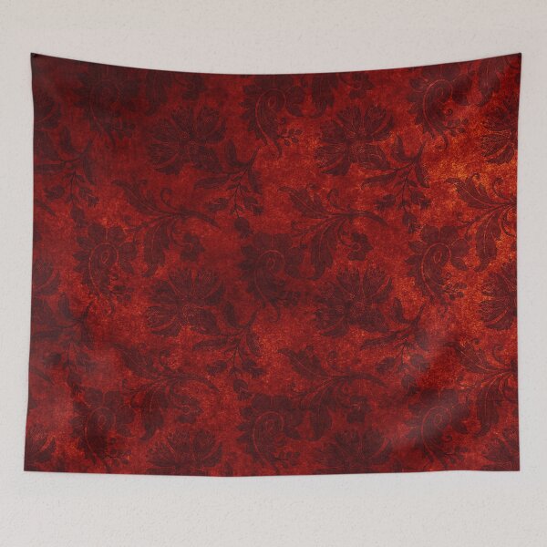 Item preview, Red floral Gothic Velvet Damask Texture designed and sold by MysticMarble.