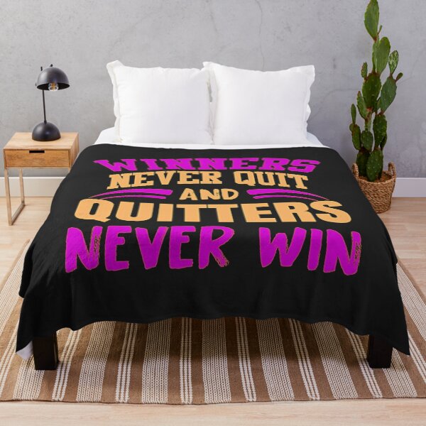Item preview, Winners never quit Quitters never win designed and sold by TheRightHonMP.