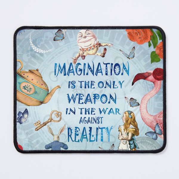Item preview, Alice In Wonderland - Imagination Quote designed and sold by Gypsy  Queen.
