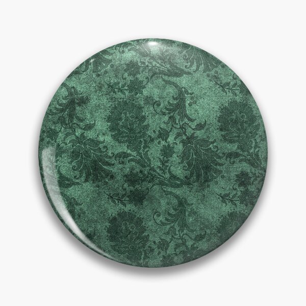 Item preview, Emerald floral Gothic Velvet Damask Texture designed and sold by MysticMarble.