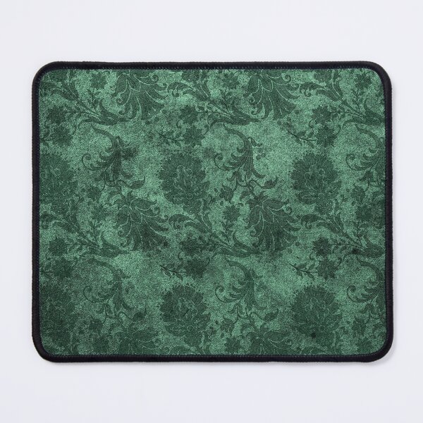 Item preview, Emerald floral Gothic Velvet Damask Texture designed and sold by MysticMarble.