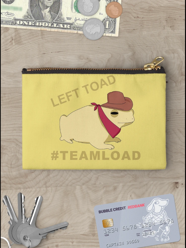 Thumbnail 3 of 4, Zipper Pouch, Left Toad designed and sold by RancherToads.