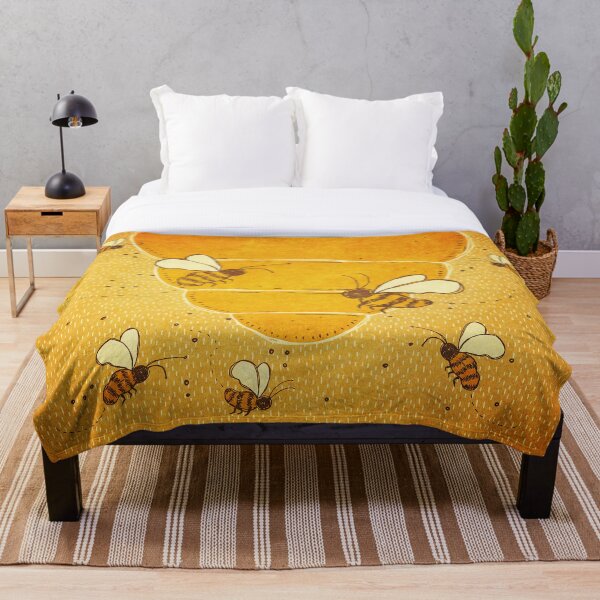 Honey Throw Blanket