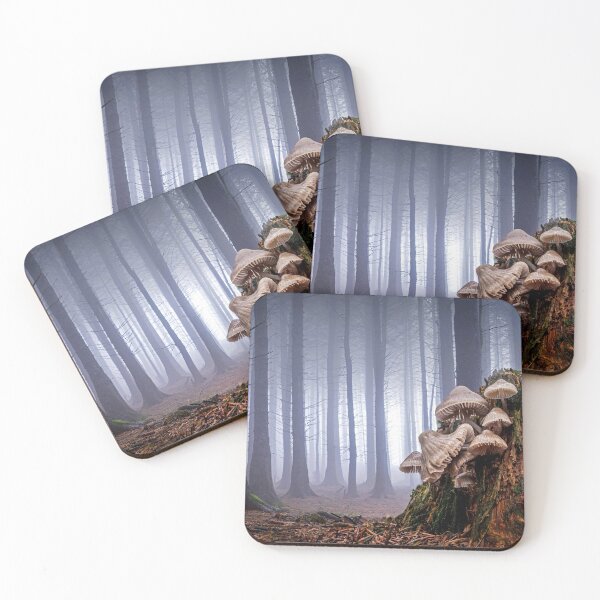 Item preview, Common Bonnets in a Misty Forest designed and sold by Tony North.