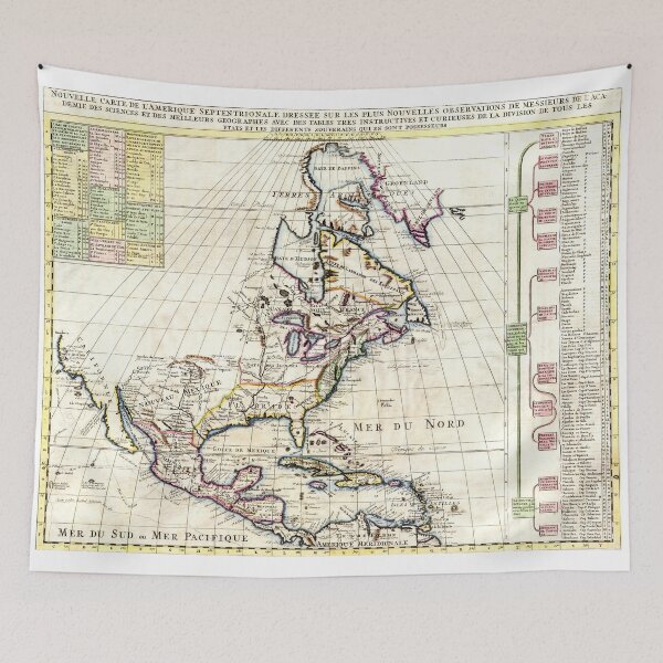 Item preview, Map of North America by Chatelain - 1720 designed and sold by paulrommer.