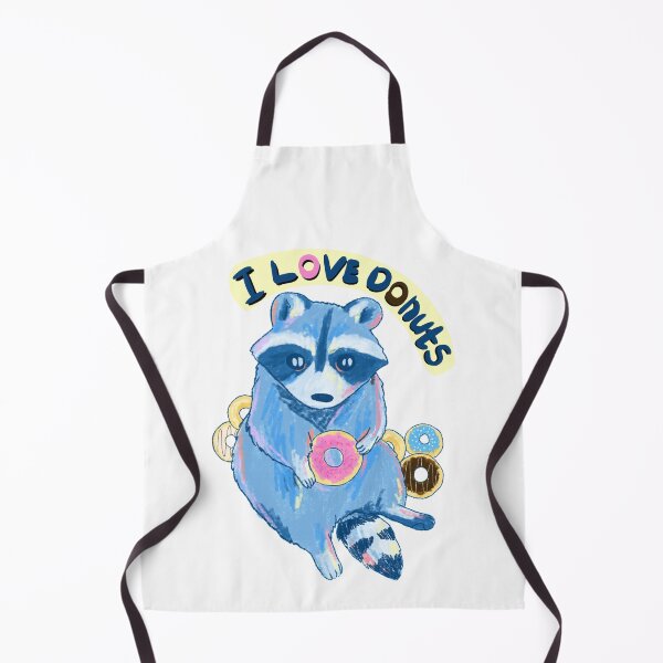 Item preview, Little racoon loves donuts designed and sold by Mayarart.