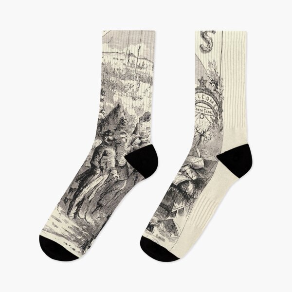 Item preview, Santa Claus in Camp, 1863, Christmas designed and sold by Lady-Frost.