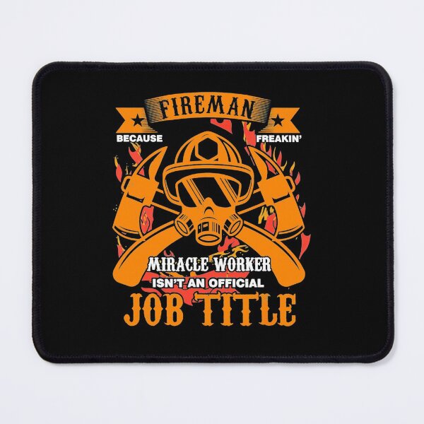 Item preview, Pride Work Job Titel Fireman Gas Mask Firefighting Fire Flames Gift designed and sold by CHTankdesign.