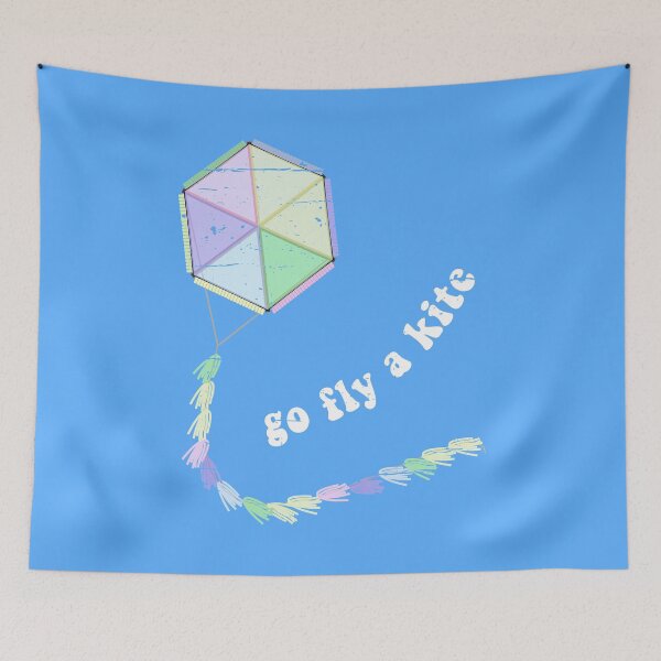 Item preview, go fly a kite! designed and sold by Happy Puppy Print On Demand.