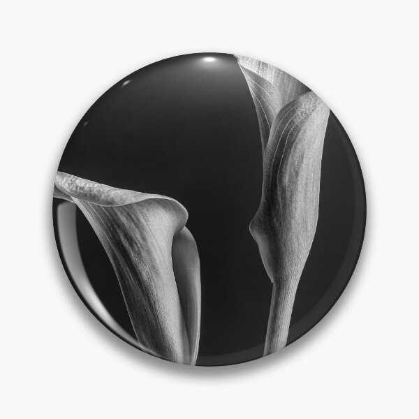 Item preview, Calla Lilies in Black and White with a Black Background designed and sold by Tony North.