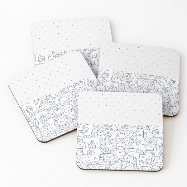 Item preview, Dots and jargon print designed and sold by KanvasGifts.