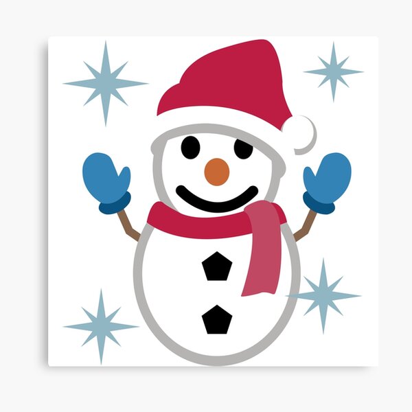 Snow man for this Christmas Season | Best GRD Designs Canvas Print