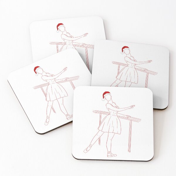 Item preview, Santa Ballerina, Christmas gift for dancer and ballerina, simple and funny designed and sold by BalletDanceShop.