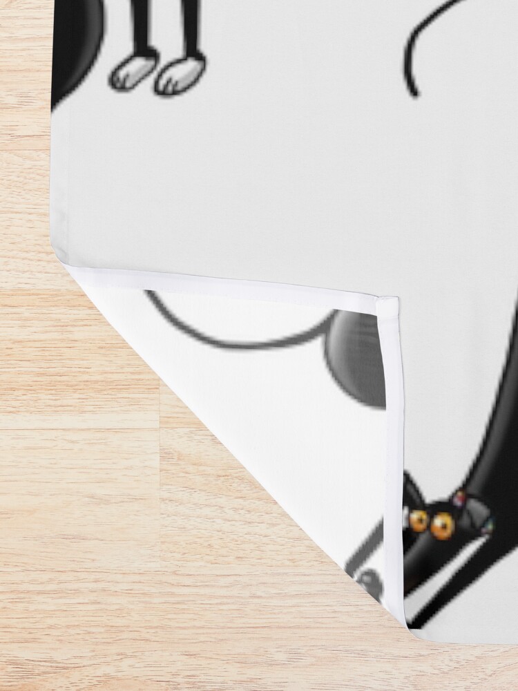 Alternate view of Bowdown Hound Shower Curtain