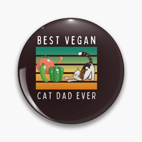 Item preview, Best Vegan Cat Dad Ever designed and sold by malek24.