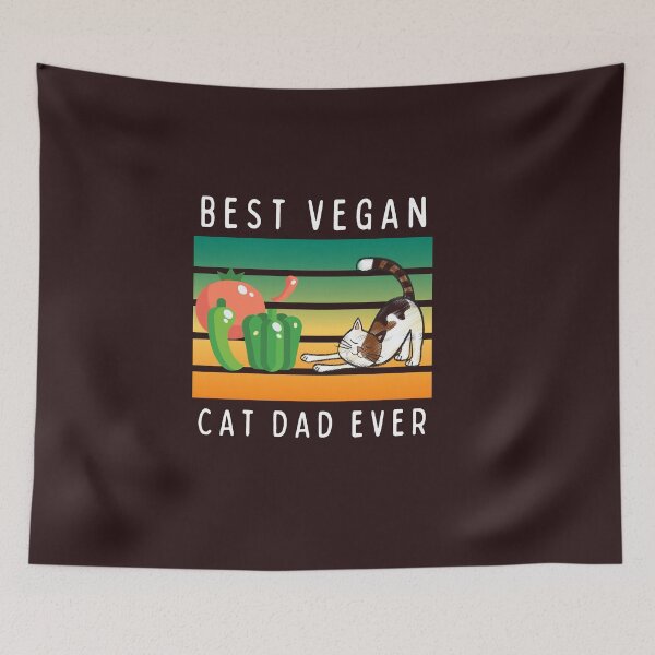 Item preview, Best Vegan Cat Dad Ever designed and sold by malek24.