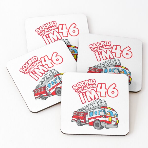 Item preview, Pride Work Sound The Alarm I_m 46 Fire Engine Firefighter 46th Birthday designed and sold by UTVankdesign.