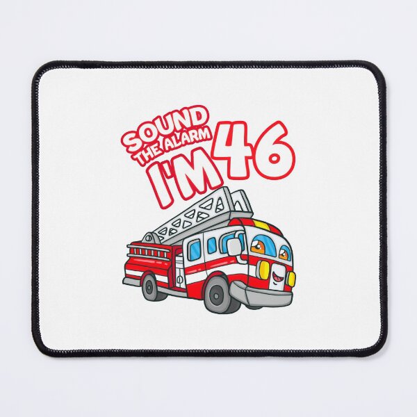 Item preview, Pride Work Sound The Alarm I_m 46 Fire Engine Firefighter 46th Birthday designed and sold by UTVankdesign.