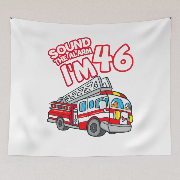Item preview, Pride Work Sound The Alarm I_m 46 Fire Engine Firefighter 46th Birthday designed and sold by UTVankdesign.