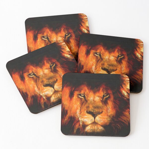 Item preview, Powerful Lion Digital Painting designed and sold by NeavesPhoto.