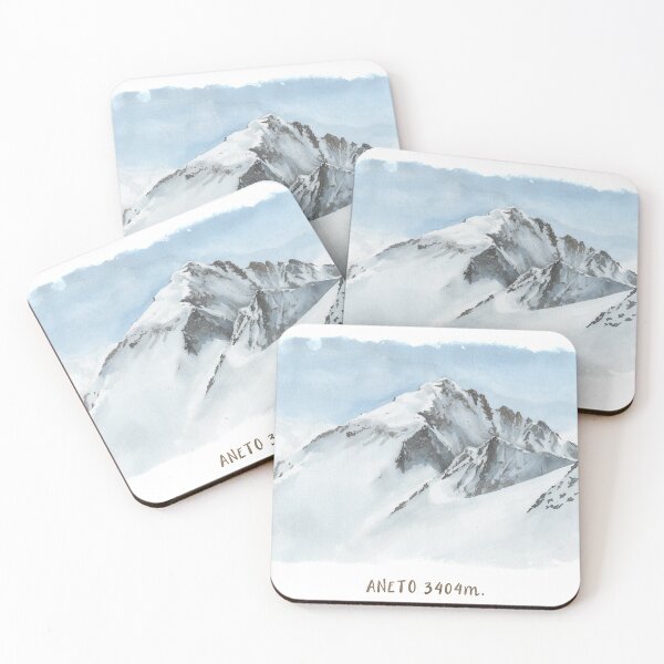 Item preview, Watercolor Aneto 3404m. designed and sold by AmparoSaera.