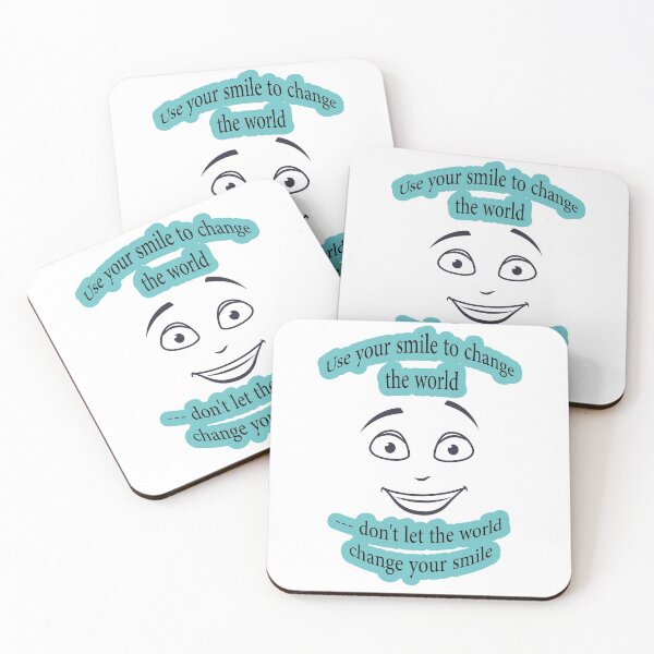 Item preview, Use your smile to change the world --- don't let the world change your smile. designed and sold by ouhaga.