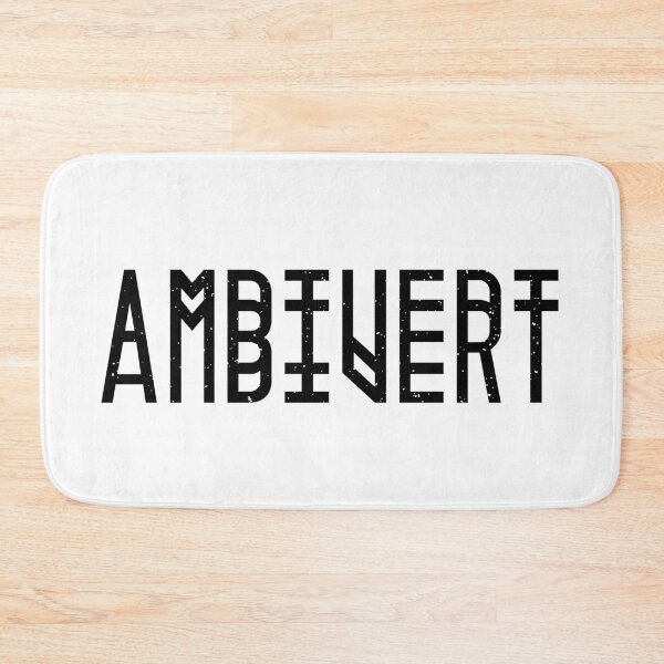 Item preview, Ambivert Elongated Typo designed and sold by Parag's Travel Shop.