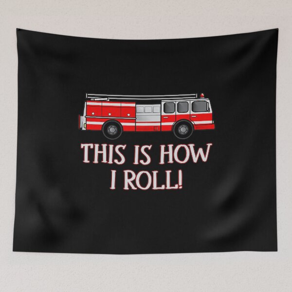 Item preview, Pride Work This Is How I Roll Fire Truck Firefighter Work Tee designed and sold by UTVankdesign.